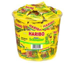 Haribo - Ciuccio in gomma da frutta per bambini, 100 x 9,8 g (980 g)