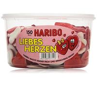 Haribo cuori d'amore scatola rotonda 150 pezzi 1200g