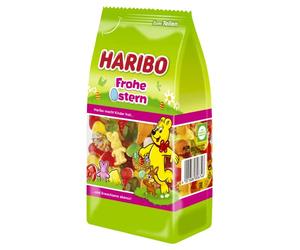 Haribo Frohe Ostern, Caramelle Gommose e Marshmallow con Diverse Forme di Pasqua, Gusto Frutta, Ideale per Pasqua - 300 gr