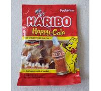 HARIBO HAPPY COLA Original Jelly 100g x 1~5packs, Gummy Gold Bear Candy Germany