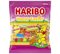 Haribo HAPPY EASTER, Caramelle Gommose Tema Pasqua, Gusto Frutta, Ideali per le Feste, 250g