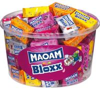 Haribo Maoam Bloxx Barattolo, Caramelle Toffee, Gusto Frutta E Cola, Ideali Per Feste E Dolci Momenti Di Relax - 1100 gr