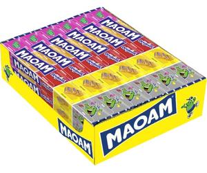 Haribo Maoam Bloxx, Caramelle Toffee, Gusto Frutta E Cola, Ideali Per Feste E Dolci Momenti Di Relax - 24 Strisce Da 110 gr [2640 gr]