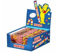 Haribo Mega Roulette, Caramelle Gommose, Gusto Frutta, Ideali Per Feste - 40 Pezzi Da 45gr [1800gr]