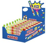Haribo Mega Roulette Frizzi, Caramelle Gommose Frizzanti, Gusto Frutta, Ideali per Feste - 40 Pezzi Da 45gr