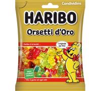 Haribo Orsetti D'Oro, Caramelle Gommose, Gusto Frutta, Ideali per Feste e Dolci Momenti di Relax - 175gr