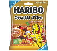 Haribo Orsetti D'Oro Extra Succo, Caramelle Gommose, Gusto Frutta, 150gr