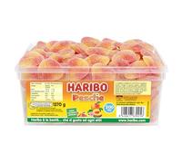 Haribo Pesche, Caramelle Gommose, Gusto Frutta Pesca, Ideali per Feste e Dolci Momenti di Relax - Circa 200 Pezzi [1270gr]