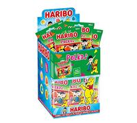 Haribo Polka, Caramelle Gommose, Gusto Frutta e Liquirizia, Ideale per feste - 30 bustine da 40Gr [1200gr]