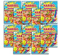 Haribo Rainbow, confezione da 10 pezzi, acido vegano, 10 x 160 g