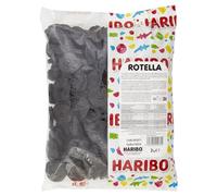Haribo Rotella, Caramelle Gommose, Gusto Liquirizia, Busta Sfusa Ideale Per Feste - 2kg