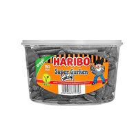 Haribo Super Cetriolo Salato barattolo rotondo 150 pezzi, 1350g