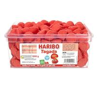 Haribo Tagada, Caramelle Gommose, Gusto Frutta Fragola, Ideali per Feste e Dolci Momenti di Relax - Circa 200 Pezzi [1000gr]