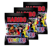 Haribo Vampire, Caramelle Gommose, Vampiri, alla Frutta, 3 Sacchetti da 200g