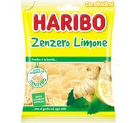 Haribo Zenzero e Limone | Caramelle Gommose, Gusto Zenzero e Limone, Ideali per Feste e Momenti di Condivisione, 150 gr (Confezione da 6)