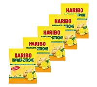 Haribo Zenzero-Limone, Caramelle Gommose alla Frutta, Bonbon, 5 Sacchetti da 175g
