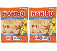 Haribo Zenzero Limone, Caramelle Gommose, Gusto Frutta, Ideali Per Feste E Dolci Momenti Di Relax - 1kg (Confezione da 2)
