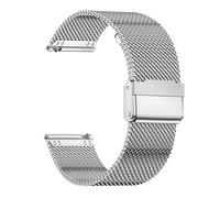 Harikiri 18mm Metal Cinturini Compatibili con Garmin Venu 3S/2s/Vivoactive 4S/3S/Active S con Sistema a Sgancio Rapido per Huei Watch GT 6/5 Pro Fossil Women's Gen 6 42mm per Uomo e Donna