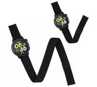 Harikiri 2 Pezzi Compatibile con Coros Pace 4/3/Pace Pro, Cinturino Nylon Intrecciato Elastico con Chiusura Magnetica, Fascia a Sgancio Rapido per Caviglia e Polso per Coros Apex 2 Pro/Pro/4 42mm/46mm