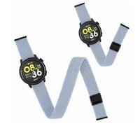 Harikiri 2 Pezzi Compatibile con Coros Pace 4/3/Pace Pro, Cinturino Nylon Intrecciato Elastico con Chiusura Magnetica, Fascia a Sgancio Rapido per Caviglia e Polso per Coros Apex 2 Pro/Pro/4 42mm/46mm