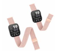 Harikiri 2 Pezzi Confezione Sportive Nylon per Caviglia Braccio Compatibili con Amazfit Bip 6/Bip 5 Sgancio Rapido per Garmin Venu 3/4 45mm Venu 2 Vivoactive 4 Forerunner 255/265 (lunghezza 22-38CM)