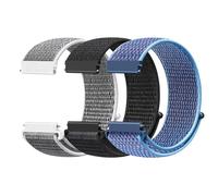 Harikiri 3 Pezzi 22mm Nylon Cinturini Compatibili con Garmin Venu 4/3/2 con Sistema a Sgancio Rapido per Samsung Gear S3 Classic, Fossil Men's Gen 6, Amazfit Bip 6/5 Balance 2 per Uomo e Donna