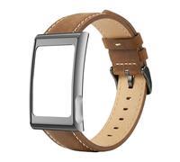 Harikiri Cinturino Pelle Compatibile con Amazfit Helio Strap con Custodia Protettiva Totalmente Metallo per Allenamenti ad Alta Intensità Cinturino Ricambio Morbido Regolabile Sgancio Rapido