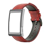 Harikiri Cinturino Pelle Compatibile con Amazfit Helio Strap con Custodia Protettiva Totalmente Metallo per Allenamenti ad Alta Intensità Cinturino Ricambio Morbido Regolabile Sgancio Rapido