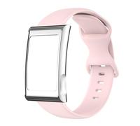 Harikiri Cinturino Silicone Compatibile con Amazfit Helio Strap con Custodia Protettiva Interamente Metallo Bracciale Resistente Sudore per Allenamenti Alta Intensità Resistente all'Usura Regolabile