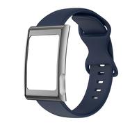 Harikiri Cinturino Silicone Compatibile con Amazfit Helio Strap con Custodia Protettiva Interamente Metallo Bracciale Resistente Sudore per Allenamenti Alta Intensità Resistente all'Usura Regolabile