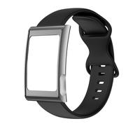 Harikiri Cinturino Silicone Compatibile con Amazfit Helio Strap con Custodia Protettiva Interamente Metallo Bracciale Resistente Sudore per Allenamenti Alta Intensità Resistente all'Usura Regolabile