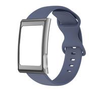 Harikiri Cinturino Silicone Compatibile con Amazfit Helio Strap con Custodia Protettiva Interamente Metallo Bracciale Resistente Sudore per Allenamenti Alta Intensità Resistente all'Usura Regolabile