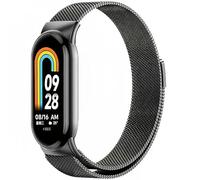 Harikiri Magnetici Cinturino Compatibile per Xiaomi Mi Band 9/8,Cinturini Ricambio Magnetico Metallo Acciaio Inossidabile per Xiaomi Mi Band 9/8,Donna e Uomo