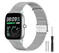 Harikiri Metallo Cinturino Compatibile con Amazfit GTS 4 Mini/GTS 4/GTS 3/GTS 2e/GTS 2 Mini/GTS 2/GTS,20mm Regolabile Acciaio Inossidabile Cinturino per Huawei GT3/GT2 42 mm,Samsung Galaxy Watch 5/4