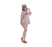 Harilla 1:64 Ragazza Modello Figura Mini Persone Modello Posa Scena Treni Architettonico Figure Dipinte Micro Paesaggi Dipinti a Mano Decorazione