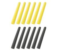 Harilla 12 Pezzi Protezione per Trampolino Morbida in Schiuma per Bambini Coperture Tubolari Isolanti Accessori Sicurezza Adatti per Interno Ed Ester, Nero E Giallo