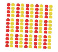 Harilla 120x Coprimicrofono Coprimicrofono Coprimicrofono Universale Coprimicrofono Set Parabrezza Portatile, Rosso Giallo