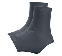 Harilla 2 Pezzi Copriscarpe per Tacchetti Ghette Da Calcio Manicotti Protettivi Fasce Elasticizzate in Poliestere per Protezione Dai Detriti Adatto per Footba, Grigio Scuro