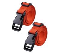 Harilla 2 pezzi da golf cingoli per carrello da golf cinture in nylon con cinghie di fissaggio pratiche con fibbia a rilascio rapido, Orangina