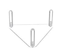 Harilla 2 Pezzi Supporto Acrilico per Palloni Espositore Pallacanestro Base Trasparente Porta Calcio Basket Vetrina Palline Funzione Antiscivolo Design, Chiaro, 1 Pz.