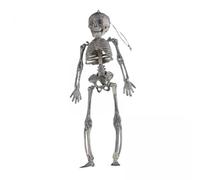 Harilla 2x Decorazione Scheletro di Halloween Modello di Scheletro Umano Ornamento Piccolo Scheletro con Giunti Mobili per Le Vacanze