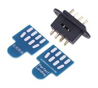 Harilla 2X Piastra di Supporto per Saldatura per connettore RC, Accessorio Facile da installare, Portatile, Pratico, Robusto, Durevole, sostituisce, 8 Pin con Mpx8