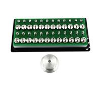 Harilla 48x orologi per orologi muore kit di strumenti ebraici da forniture portatili forniture per principianti per l'orologiaio
