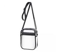 Harilla 4x Borsa Trasparente, Borsa a Tracolla Borsa Visibile Resistente All'acqua Regolabile di Grande Capacità in PVC Trasparente per