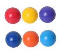 Harilla 6 Pezzi di Palline di Legno Arcobaleno, per La Scuola, Sostituzione Educativa Colorata Da 1,77 Pollici, Ordinamento Dei Co, Style B, Taglia unica bambino