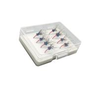 Harilla 8X Esche per Mosche Artificiali Esche per Pesca a Mosca Pesca in Acqua salata Lago Legato a Mano Set da Pesca Portatile Realistico Esche da Pesca