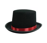 Harilla Accessori per Costumi da Mago con Cappello a Cilindro, per Eventi di Club, Giochi di Ruolo Unisex, Height 13cm C 54cm