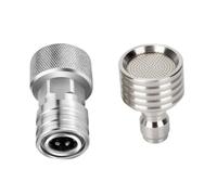 Harilla Adattatore per Tubo da Giardino per idropulitrice in Acciaio Inossidabile, Ricambio, componenti, connettore per Tubo Portatile per idropulitrice, con Soffione Doccia