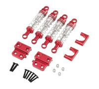 Harilla Ammortizzatore per Auto RC Kit Smorzatore Pezzi di Ricambio E Parti di Riparazione in Lega di Alluminio Robusta Adatto per Modelli MN82 MN82S MN82PRO, Rosso