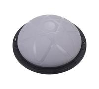 Harilla Balance Training Ball Mezza Sfera Palla da Equilibrio Strumento Core Superficie con Rilievi Segmentati Antiscivolo Adatta per Pilates Squat Programmi di Casa, Array, Grigio, 58cm